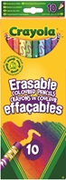 10 Crayons de couleur effa&#231;ables