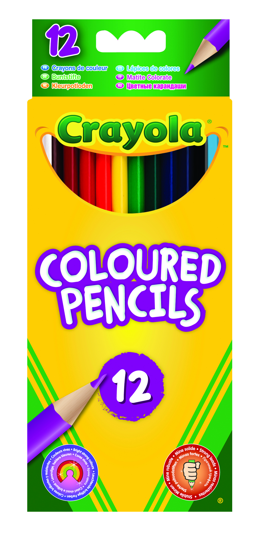 Crayola Crayons de couleur 12 double face 