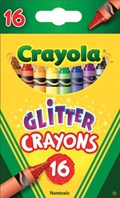 16 Crayons paillet&#233;s