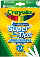 12 Feutres &#224; dessiner lavables couleurs vives