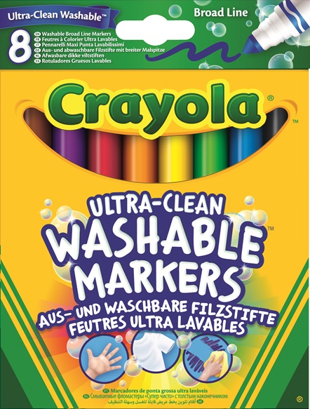 8 feutres a colorier ultra lavables