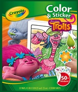 Album Coloriage et Autocollants Trolls