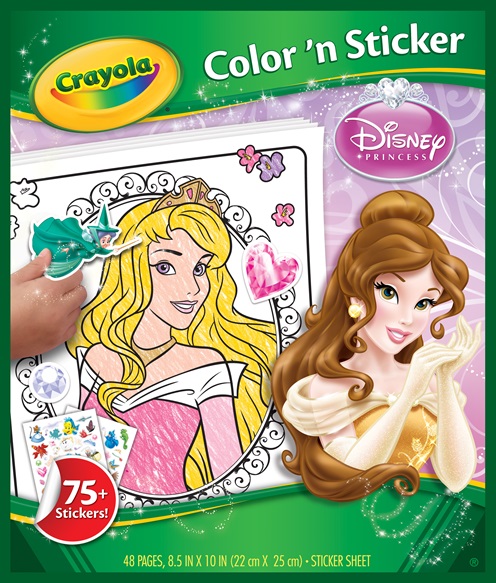 Album coloriage et autocollants Princesses Disney