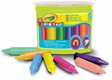 24 &quot;Maxi&quot; crayons &#224; la cire bo&#238;te plastique